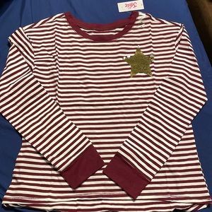 NWT justice size 14 long sleeve shirt